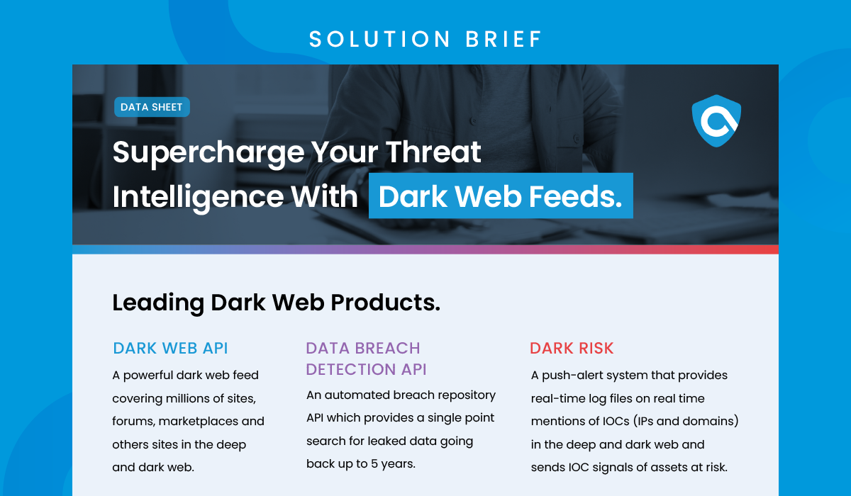 dark web products